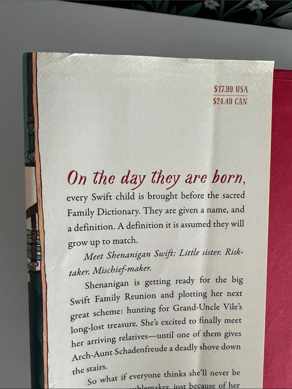 The Swifts: A Dictionary of Scoundrels, written by Beth Lincoln Hardcover book - Picture 8 of 17